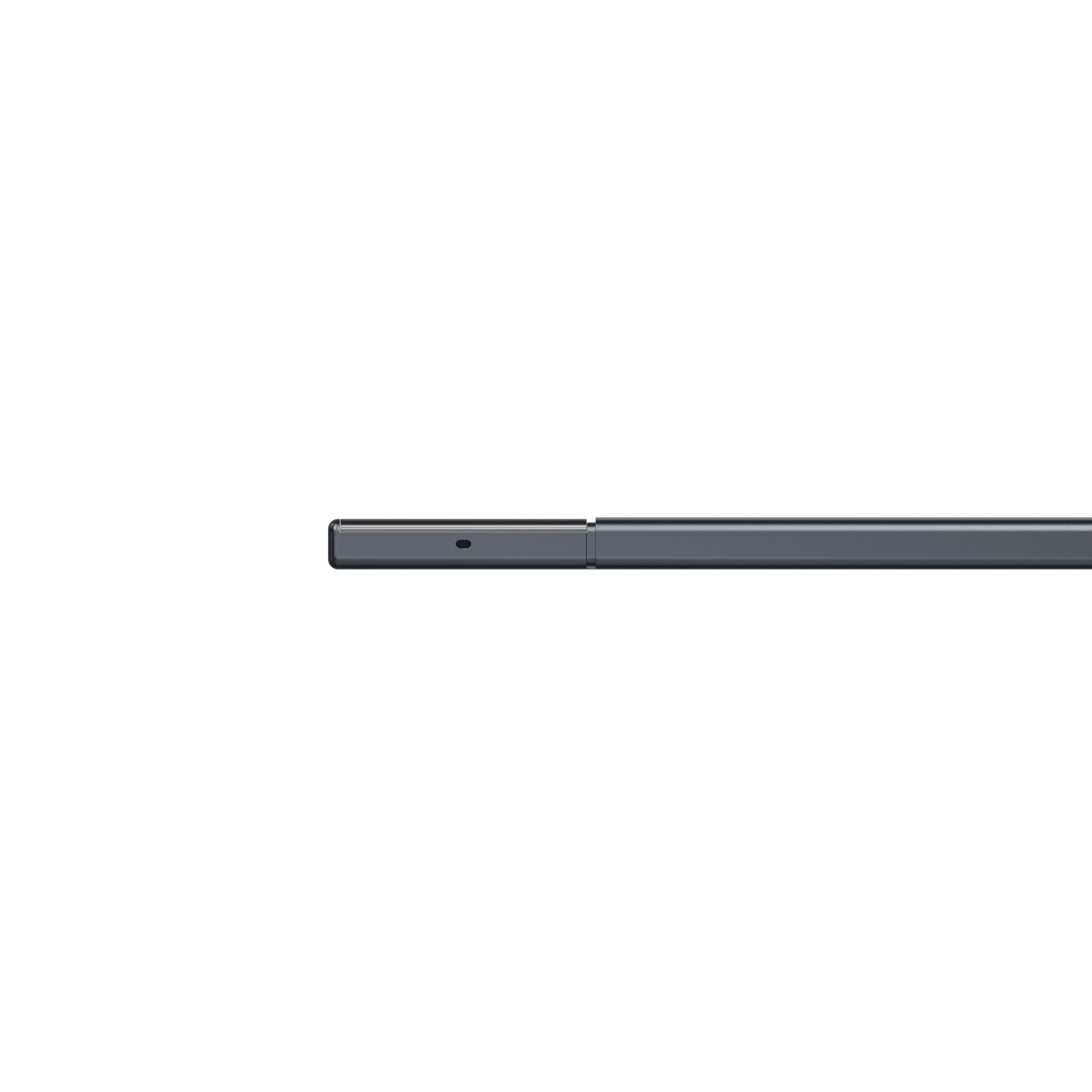 Black PLAUD Note Pro recorder viewed from the top and side