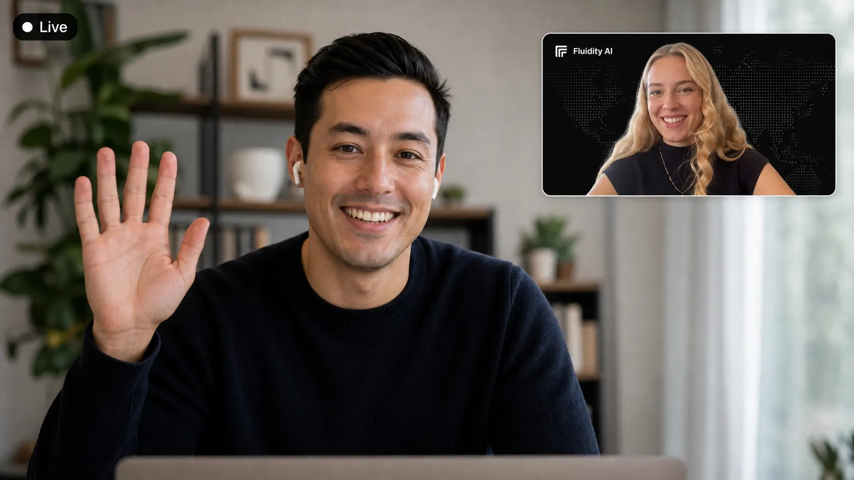 A FluidityAI team member reviewing a client workflow